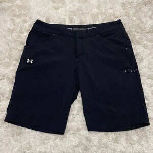 UNDER ARMOUR Performance Women Size 8 Black Shorts
